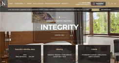 Desktop Screenshot of penzionintegrity.eu